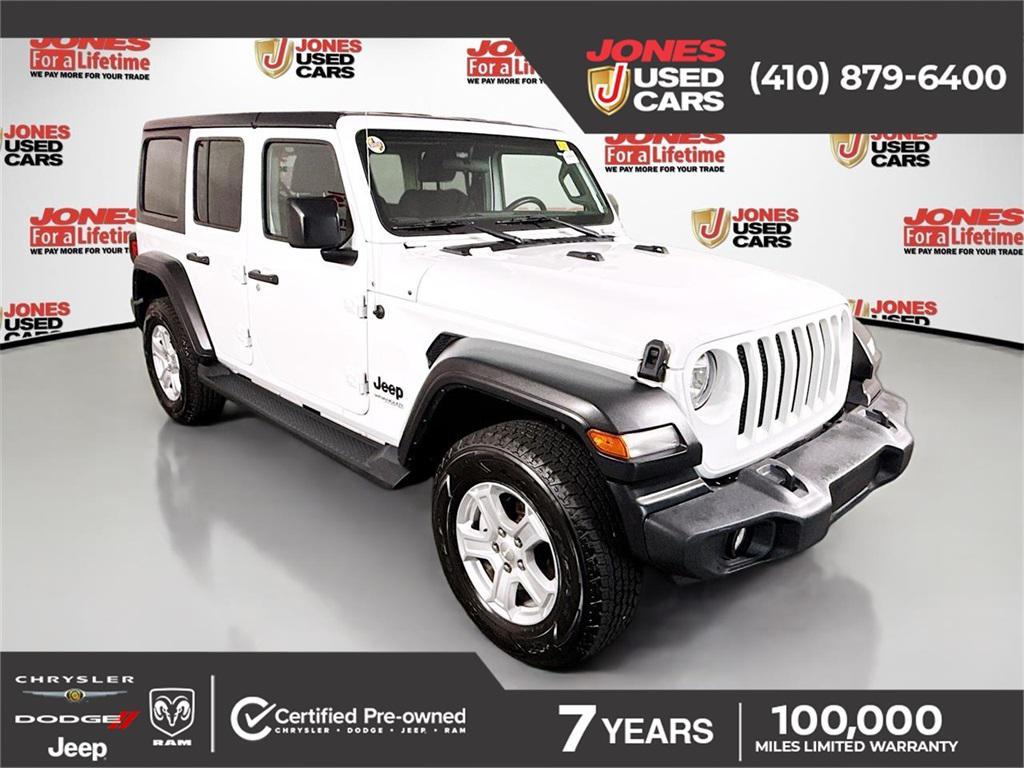 used 2022 Jeep Wrangler Unlimited car, priced at $33,266