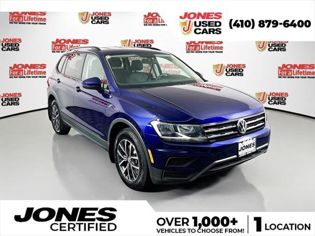 used 2021 Volkswagen Tiguan car, priced at $19,998
