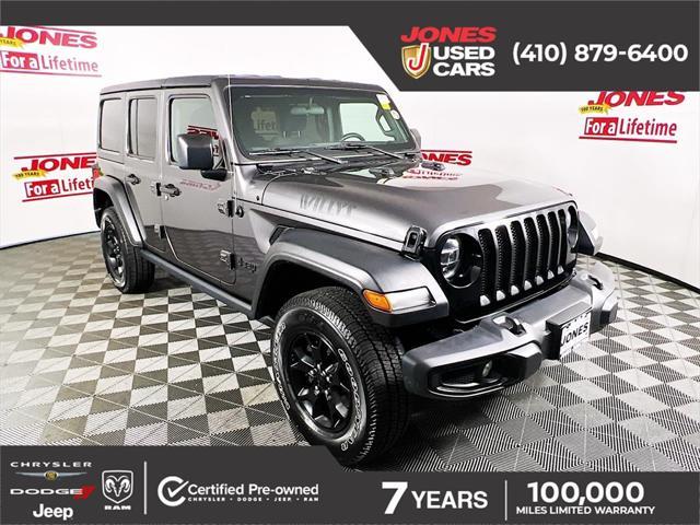 used 2021 Jeep Wrangler car, priced at $35,998