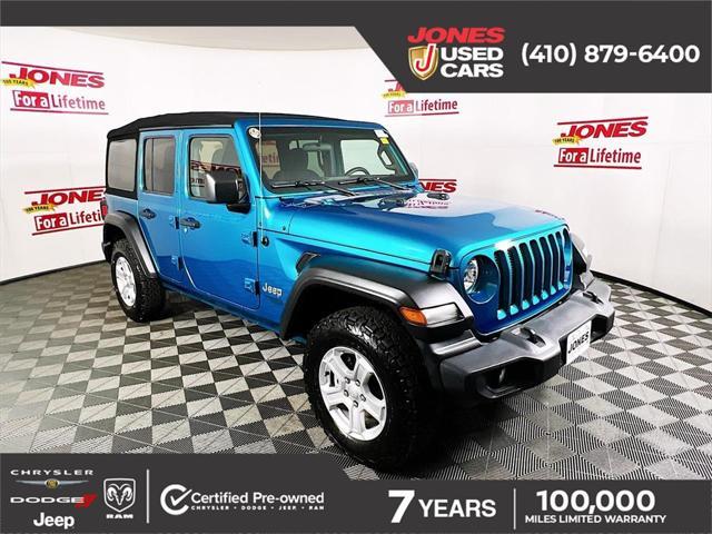 used 2019 Jeep Wrangler Unlimited car, priced at $27,998