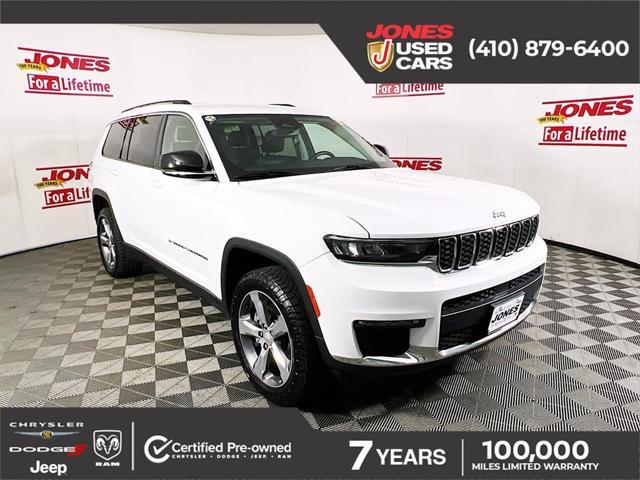 used 2022 Jeep Grand Cherokee L car, priced at $34,998
