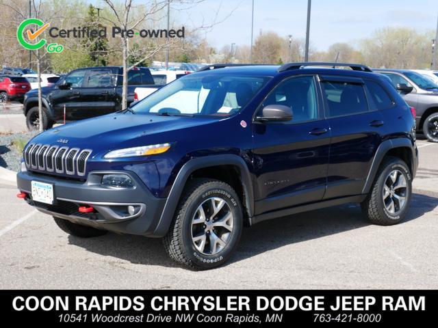 used 2015 Jeep Cherokee car, priced at $15,662