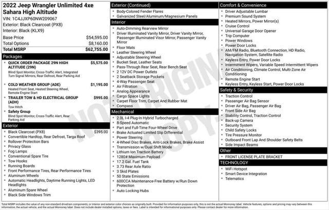 used 2022 Jeep Wrangler Unlimited 4xe car, priced at $35,932