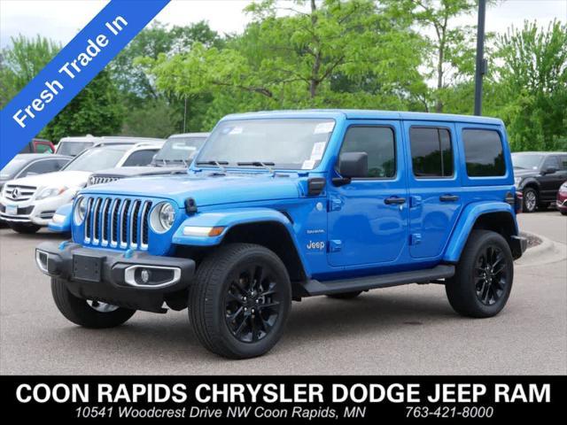 used 2022 Jeep Wrangler Unlimited 4xe car, priced at $32,986