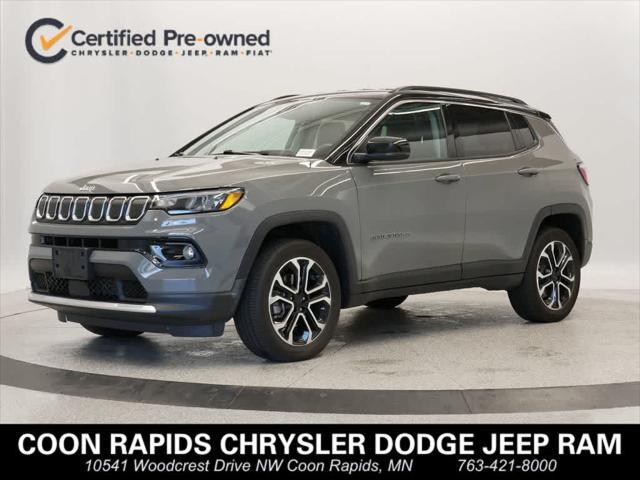 used 2022 Jeep Compass car, priced at $23,347
