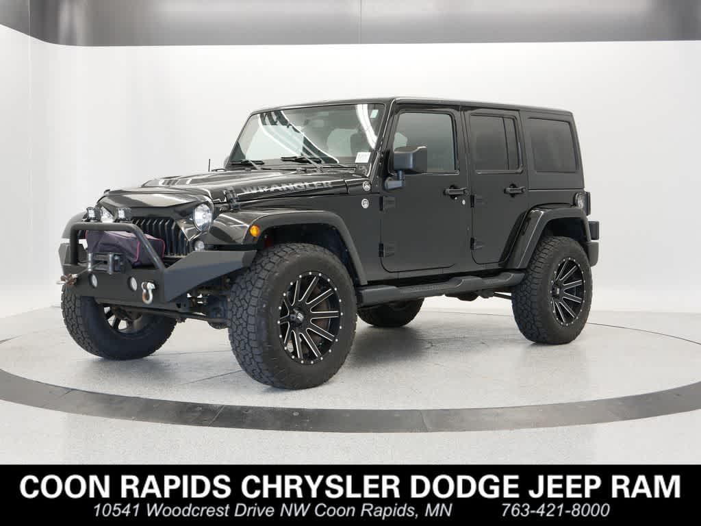 used 2015 Jeep Wrangler Unlimited car, priced at $25,987