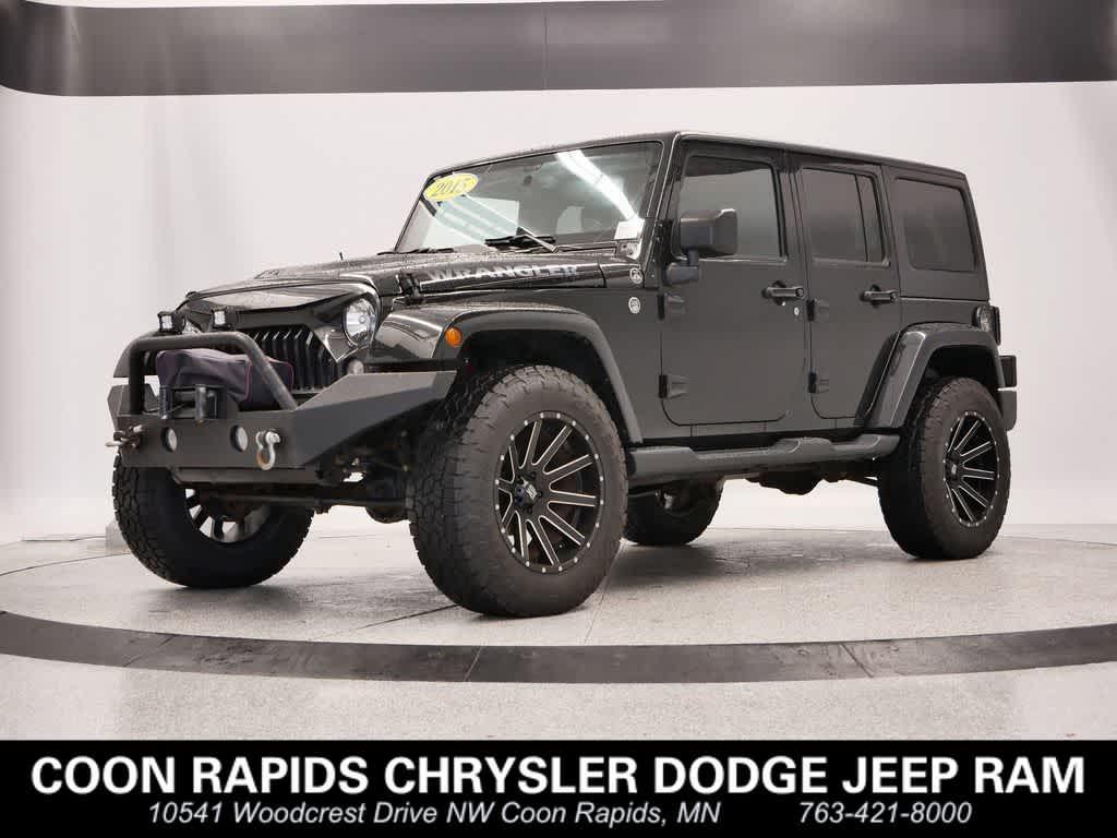used 2015 Jeep Wrangler Unlimited car, priced at $24,878