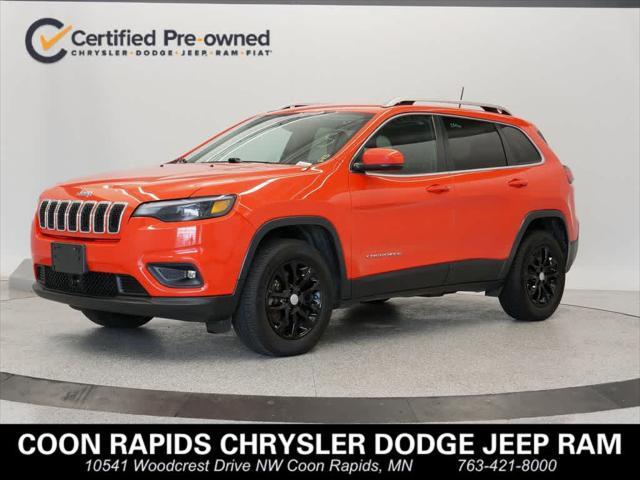 used 2021 Jeep Cherokee car, priced at $21,966