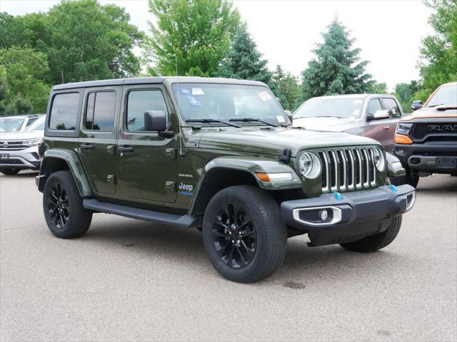 used 2022 Jeep Wrangler Unlimited 4xe car, priced at $35,434