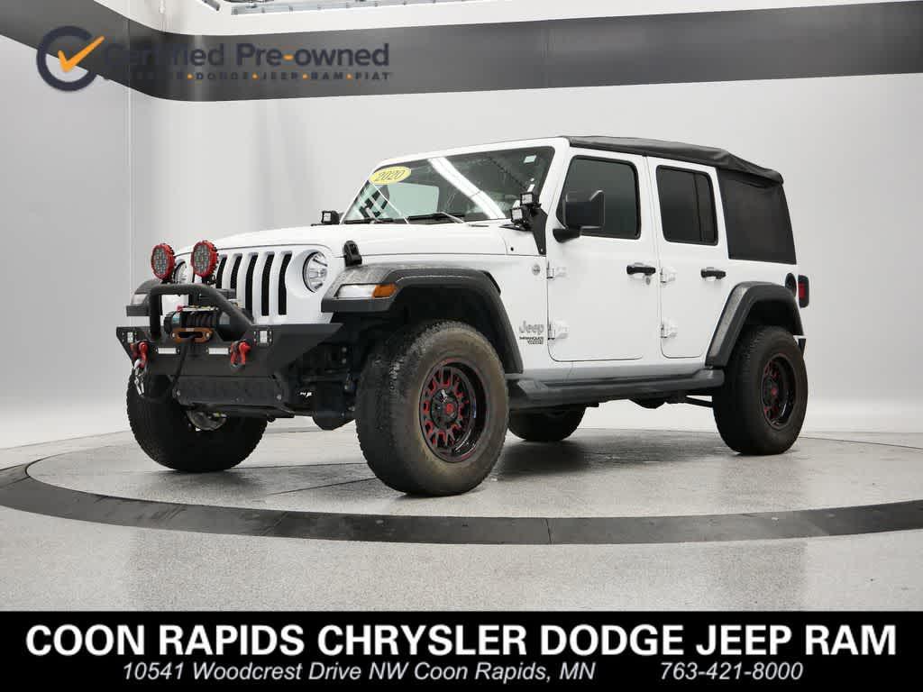 used 2020 Jeep Wrangler Unlimited car, priced at $28,987