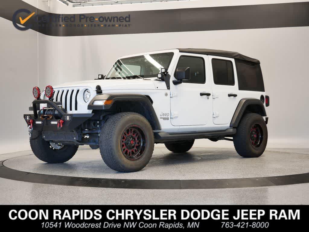 used 2020 Jeep Wrangler Unlimited car, priced at $28,987