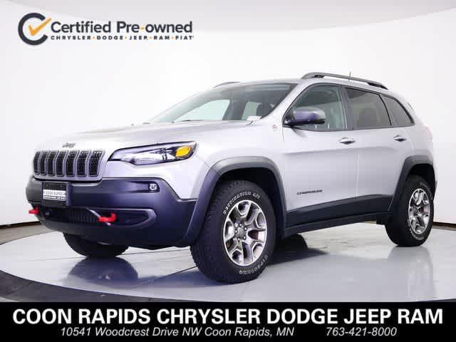 used 2021 Jeep Cherokee car, priced at $27,491