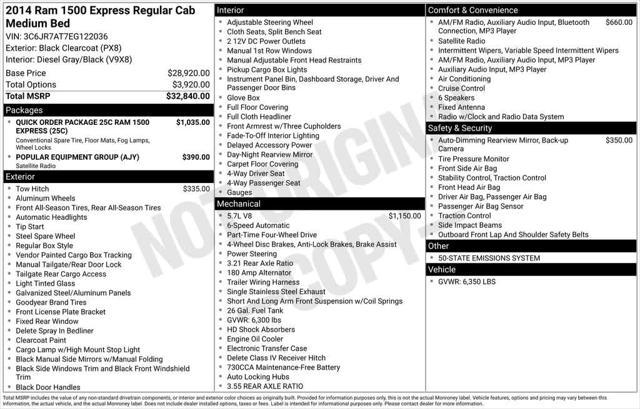 used 2014 Ram 1500 car, priced at $23,987