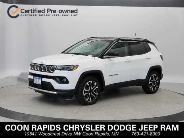 used 2022 Jeep Compass car, priced at $24,299