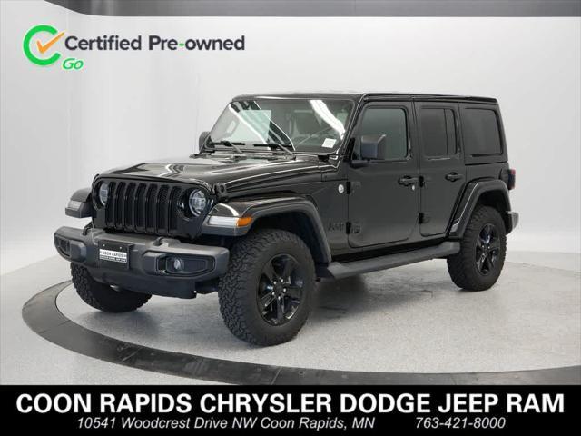 used 2020 Jeep Wrangler Unlimited car, priced at $28,464