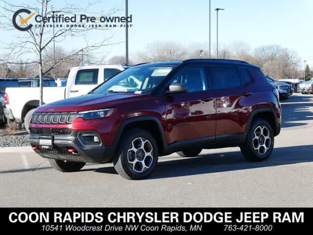 used 2022 Jeep Compass car, priced at $23,327