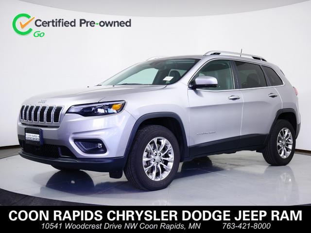 used 2021 Jeep Cherokee car, priced at $25,446