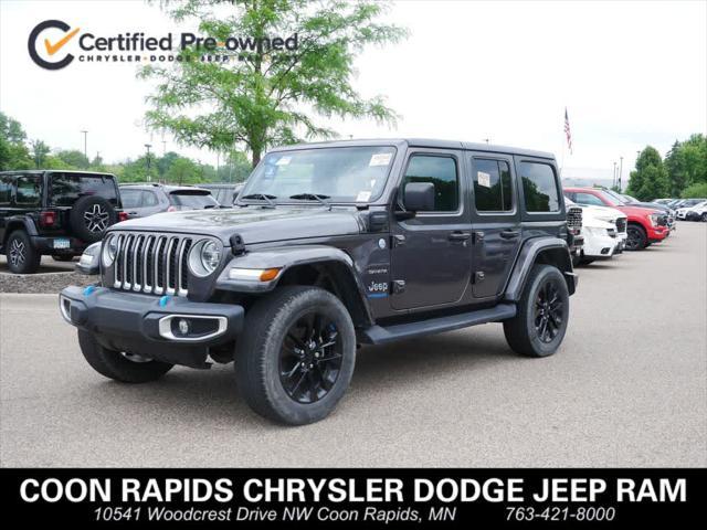 used 2022 Jeep Wrangler Unlimited 4xe car, priced at $34,987