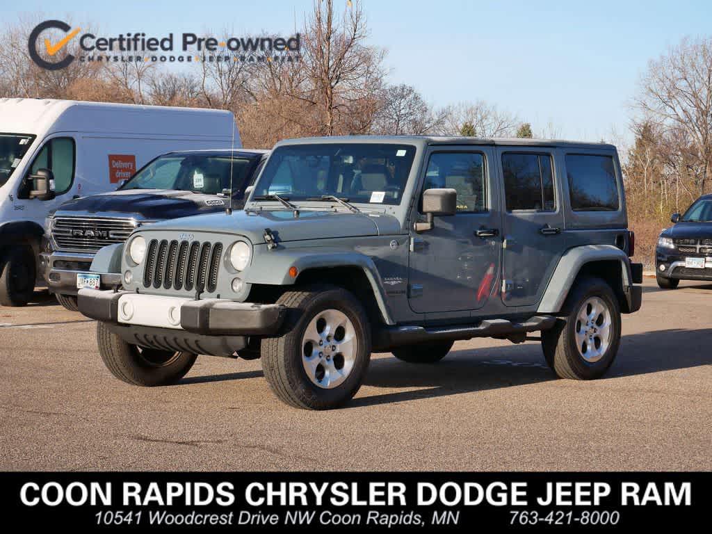 used 2014 Jeep Wrangler Unlimited car, priced at $16,869