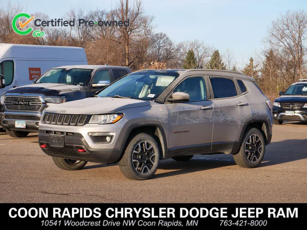 used 2020 Jeep Compass car, priced at $15,467