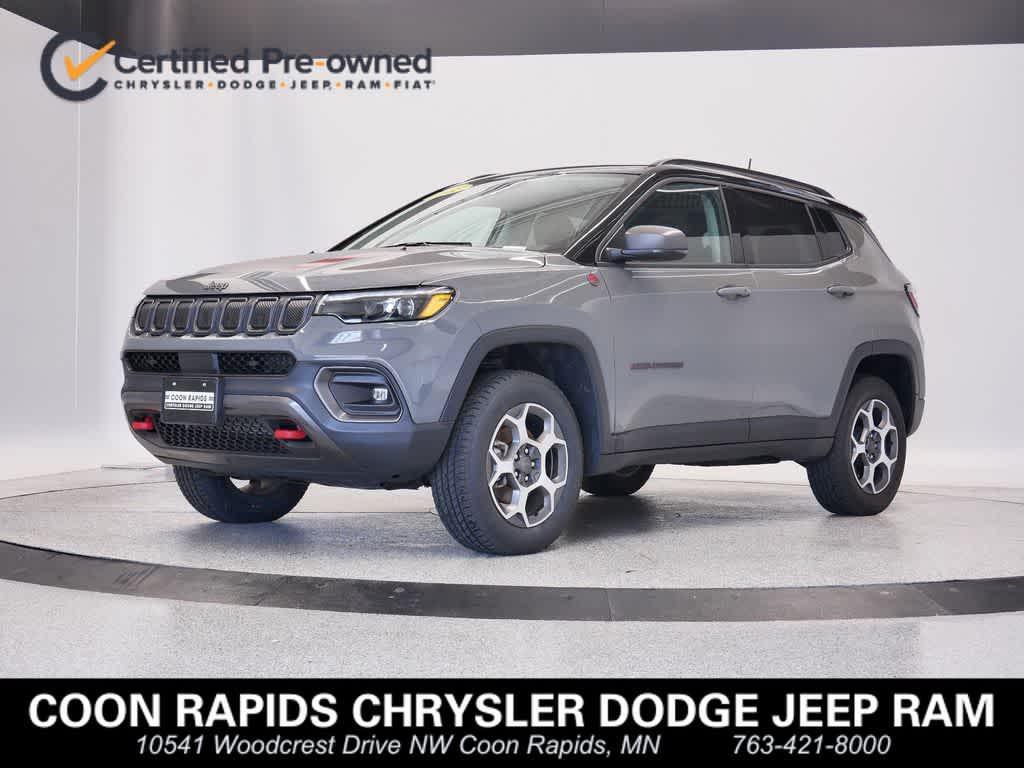 used 2022 Jeep Compass car, priced at $21,987