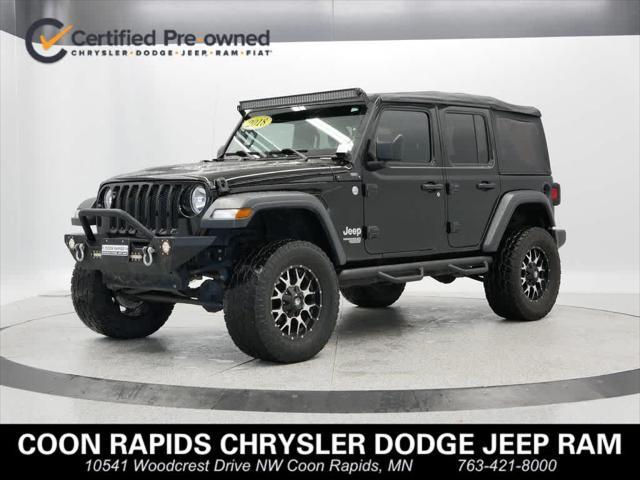 used 2018 Jeep Wrangler Unlimited car, priced at $22,987