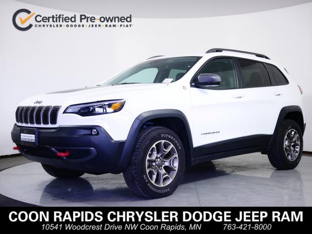 used 2021 Jeep Cherokee car, priced at $25,016
