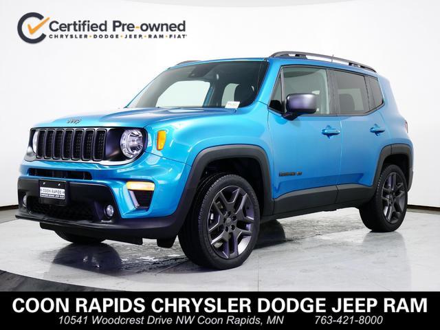 used 2021 Jeep Renegade car, priced at $20,656