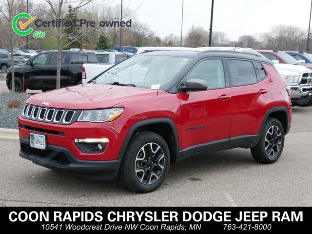 used 2020 Jeep Compass car, priced at $21,956
