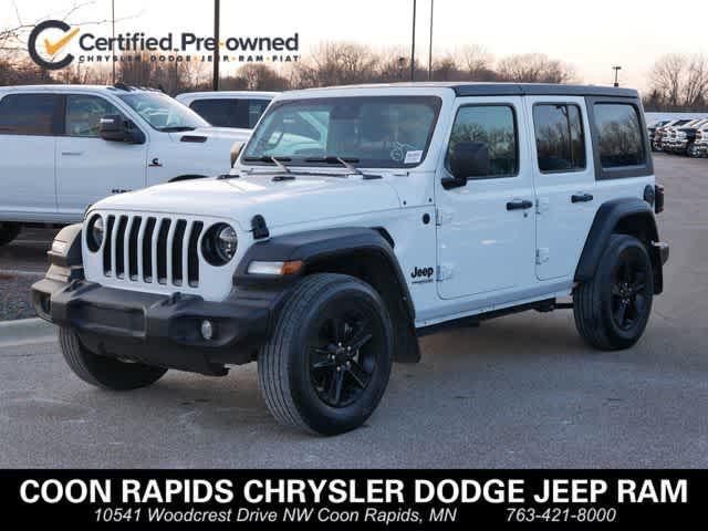 used 2022 Jeep Wrangler Unlimited car, priced at $33,491