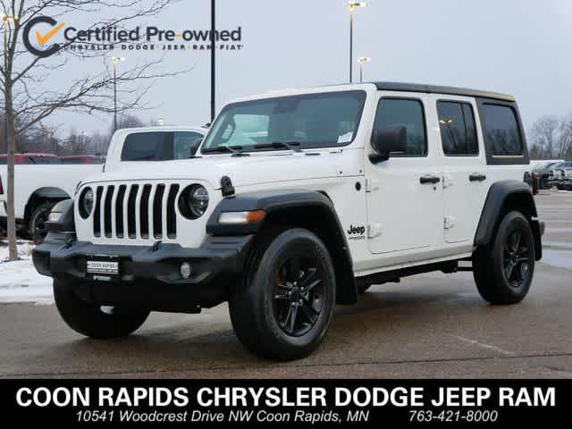 used 2022 Jeep Wrangler Unlimited car, priced at $32,500