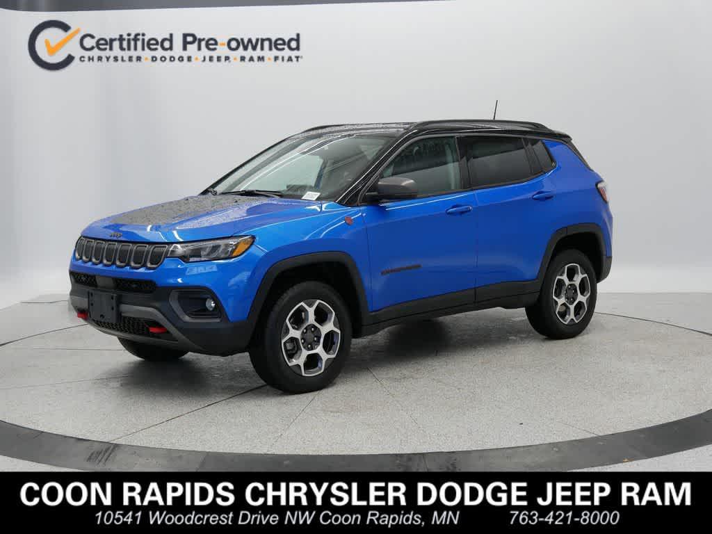 used 2022 Jeep Compass car, priced at $25,556