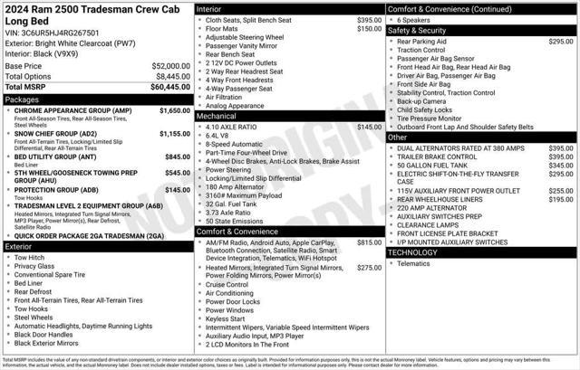used 2024 Ram 2500 car, priced at $42,987