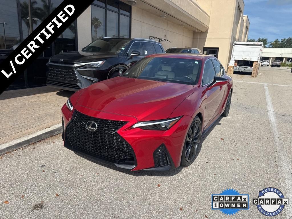 used 2022 Lexus IS 350 car, priced at $43,488
