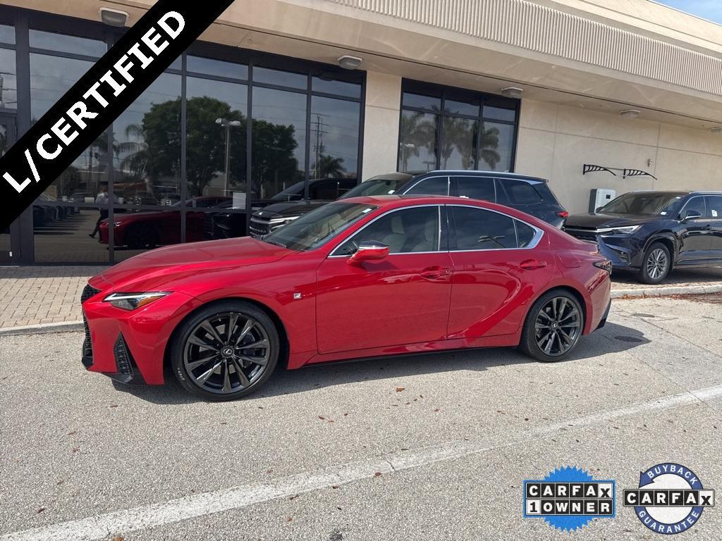 used 2022 Lexus IS 350 car, priced at $43,488