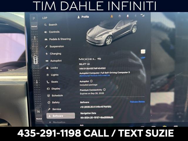 used 2021 Tesla Model S car, priced at $37,411