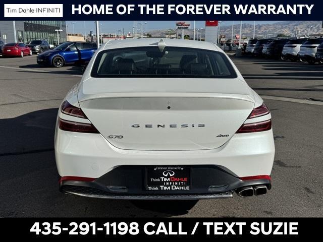 used 2022 Genesis G70 car, priced at $25,991