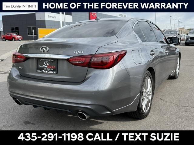 used 2022 INFINITI Q50 car, priced at $27,991