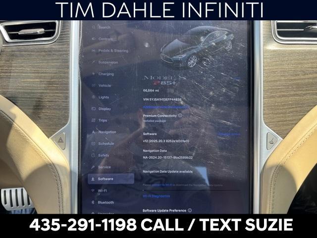 used 2014 Tesla Model S car, priced at $15,991
