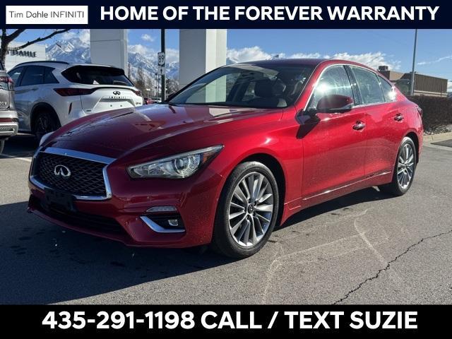 used 2022 INFINITI Q50 car, priced at $28,991