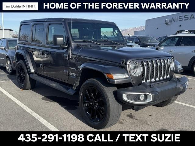 used 2021 Jeep Wrangler Unlimited 4xe car, priced at $29,211