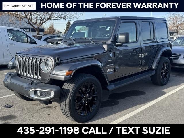 used 2021 Jeep Wrangler Unlimited 4xe car, priced at $29,211