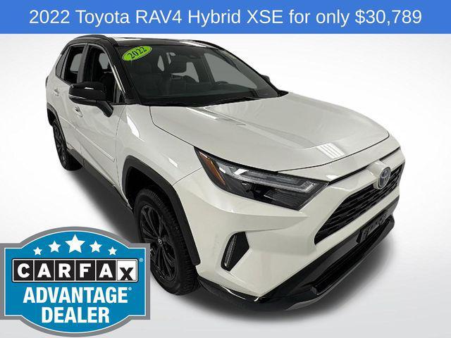 used 2022 Toyota RAV4 Hybrid car, priced at $30,789