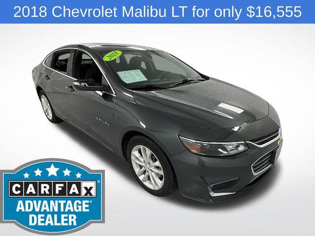 used 2018 Chevrolet Malibu car, priced at $16,555