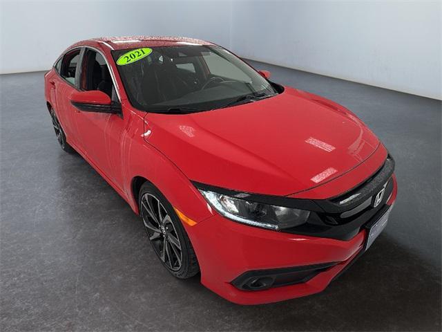 used 2021 Honda Civic car, priced at $21,339