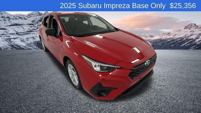 new 2025 Subaru Impreza car, priced at $25,356