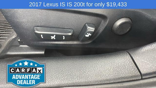 used 2017 Lexus IS 200t car, priced at $19,433