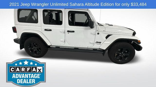 used 2021 Jeep Wrangler Unlimited car, priced at $33,484