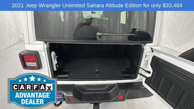 used 2021 Jeep Wrangler Unlimited car, priced at $33,484