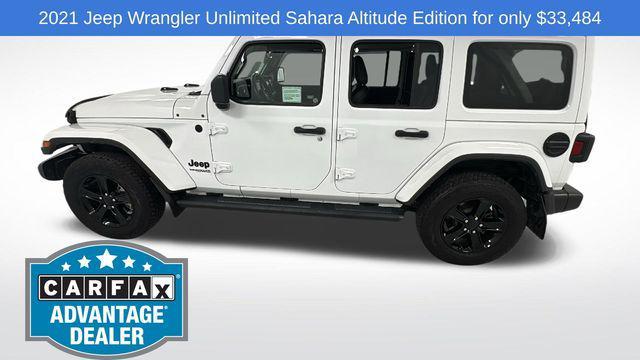 used 2021 Jeep Wrangler Unlimited car, priced at $33,484